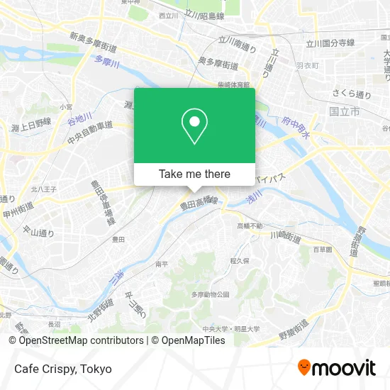 Cafe Crispy map