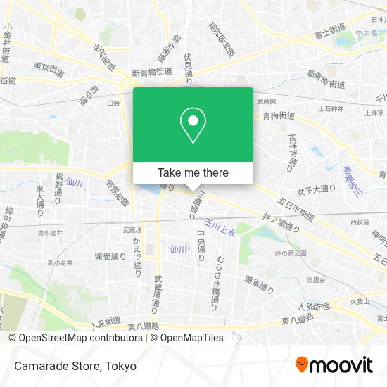 Camarade Store map