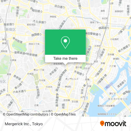 Mergerick Inc. map