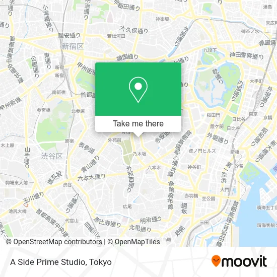 A Side Prime Studio map
