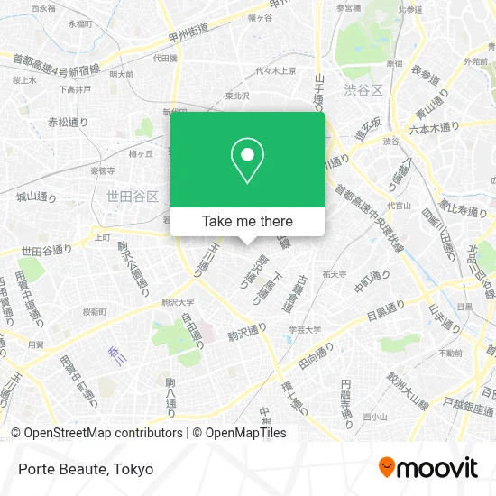 Porte Beaute map