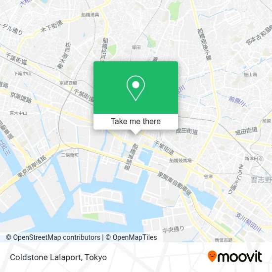 Coldstone Lalaport map