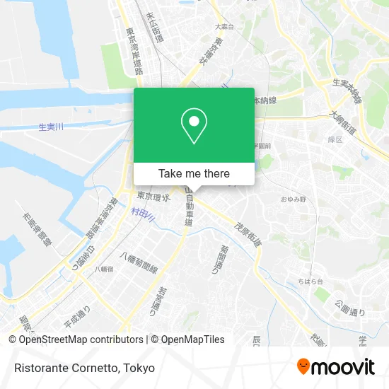 Ristorante Cornetto map