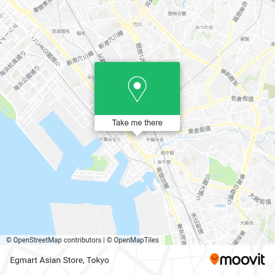 Egmart Asian Store map