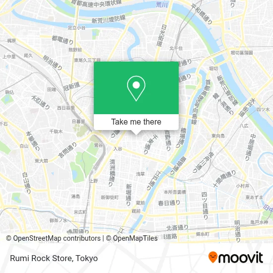 Rumi Rock Store map