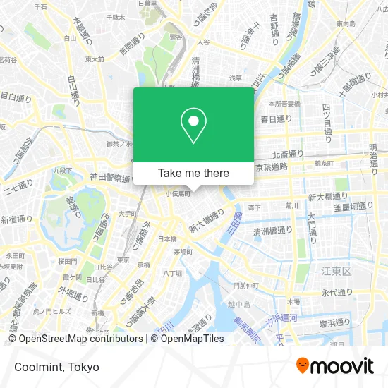 Coolmint map