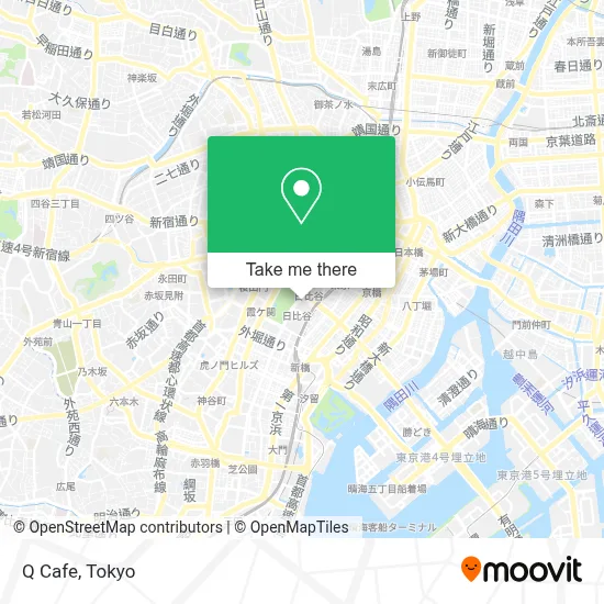 Q Cafe map