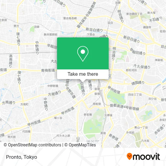 Pronto map