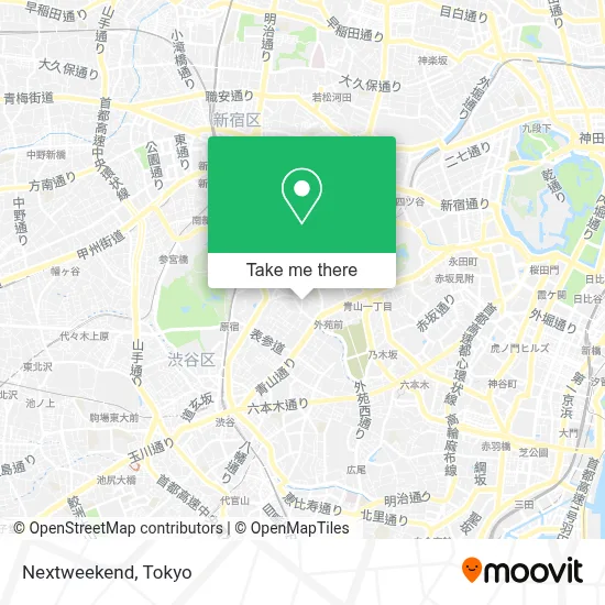 Nextweekend map
