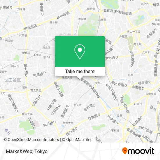 Marks&Web map