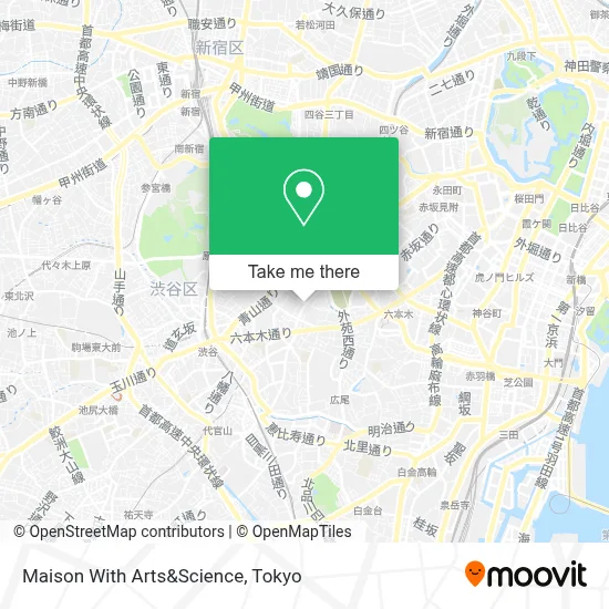 Maison With Arts&Science map