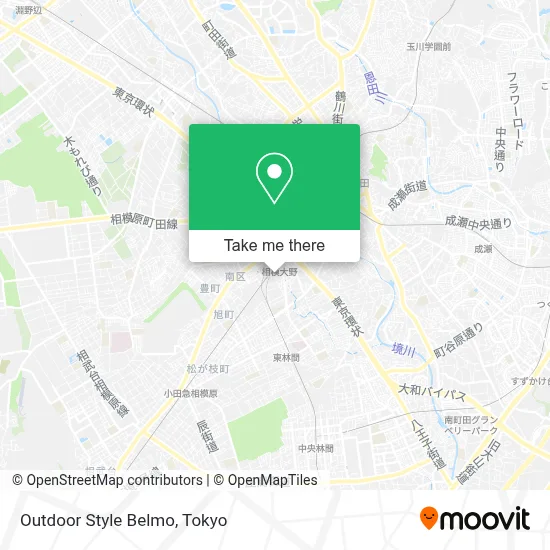 Outdoor Style Belmo map
