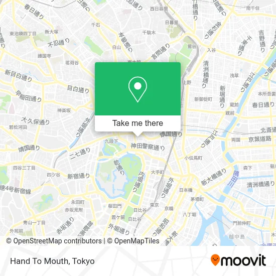 Hand To Mouth map