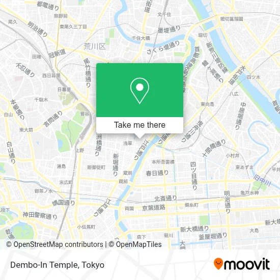 Dembo-In Temple map