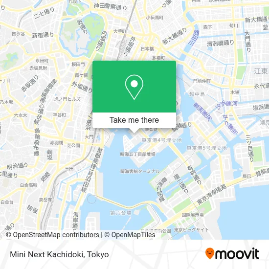Mini Next Kachidoki map
