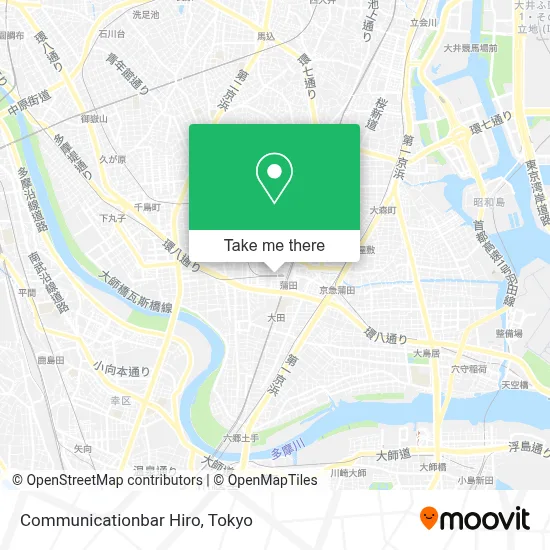Communicationbar  Hiro map