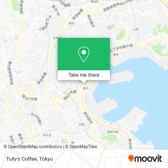 Tully's Coffee map