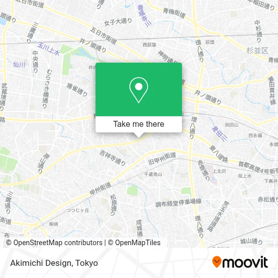 Akimichi Design map