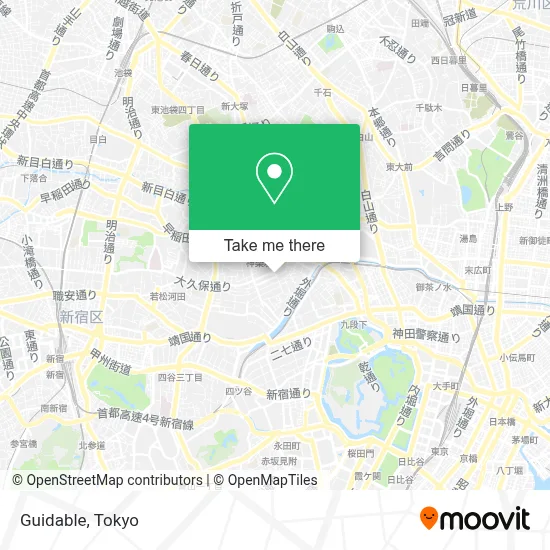 Guidable map