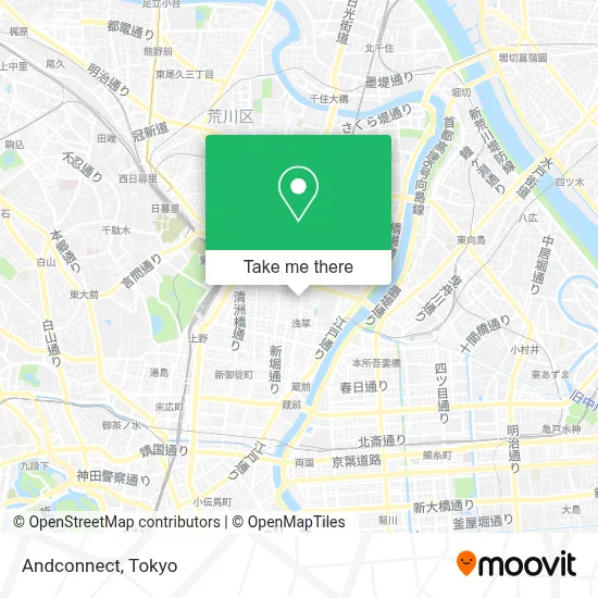 Andconnect map