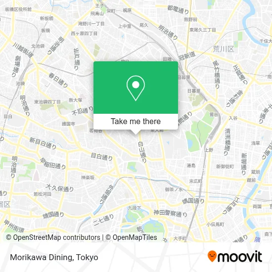 Morikawa Dining map