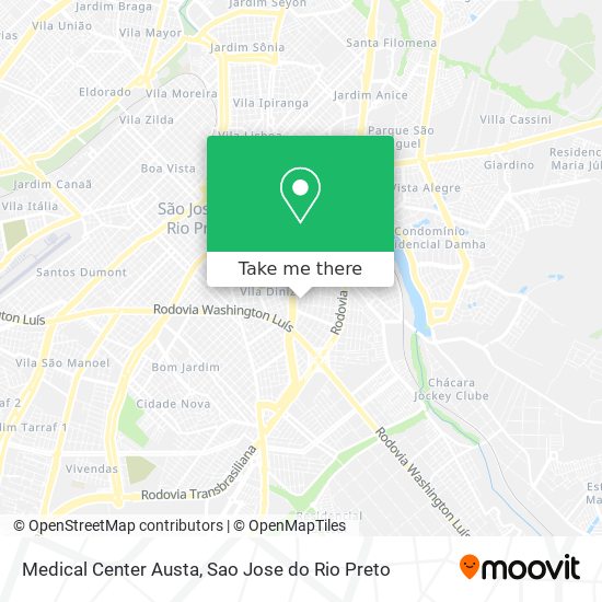 Medical Center Austa map