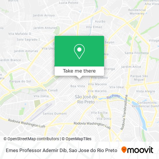 Emes Professor Ademir Dib map