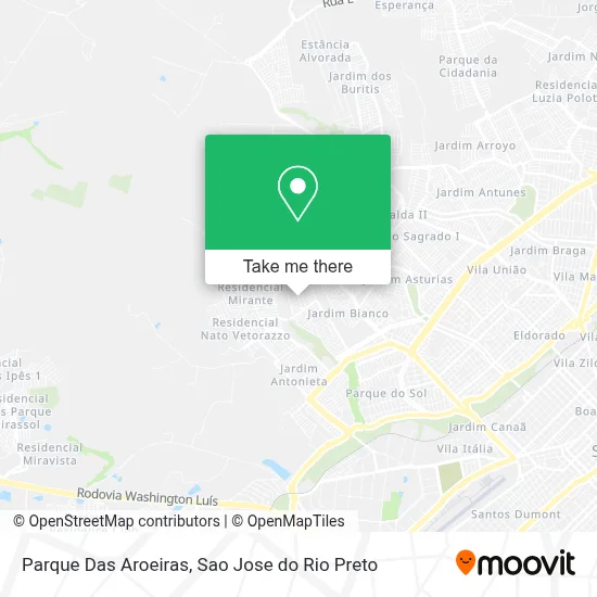 Parque Das Aroeiras map