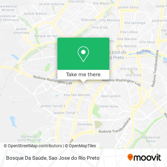 Bosque Da Saúde map