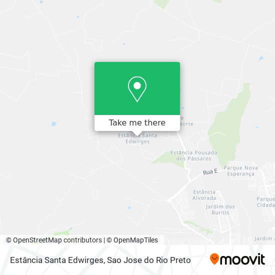 Estância Santa Edwirges map