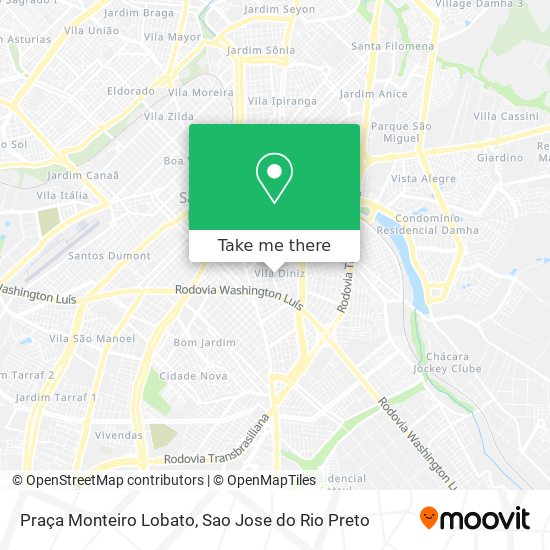 Praça Monteiro Lobato map