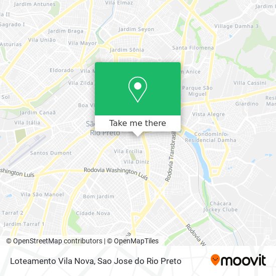 Loteamento Vila Nova map