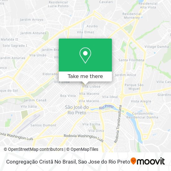 Congregação Cristã No Brasil map