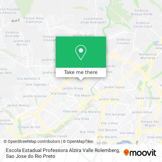 Escola Estadual Professora Alzira Valle Rolemberg map