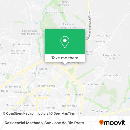 Residencial Machado map