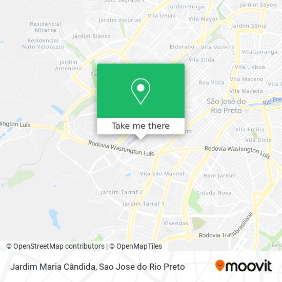 Jardim Maria Cândida map