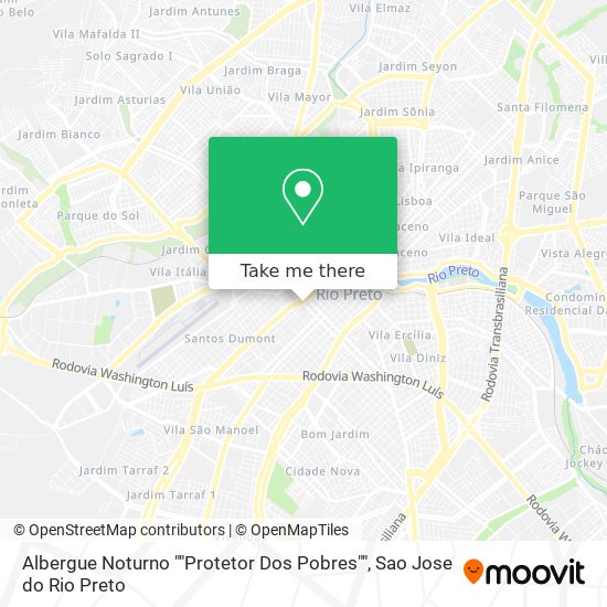Albergue Noturno ""Protetor Dos Pobres"" map