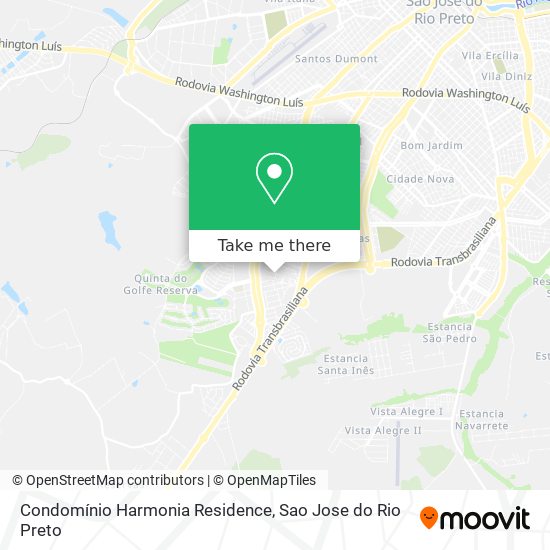 Condomínio Harmonia Residence map