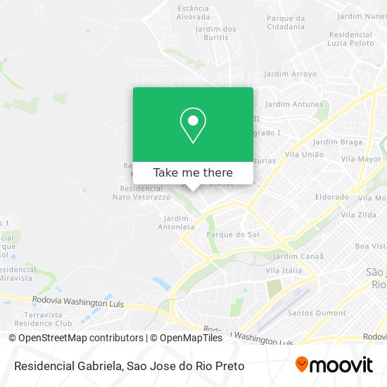 Mapa Residencial Gabriela