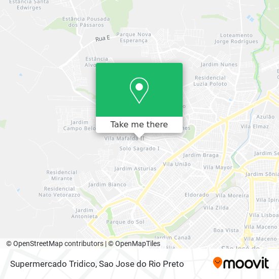 Supermercado Tridico map