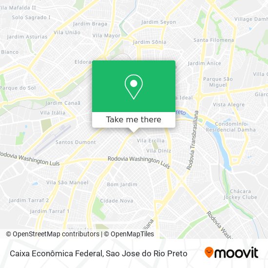 Caixa Econômica Federal map