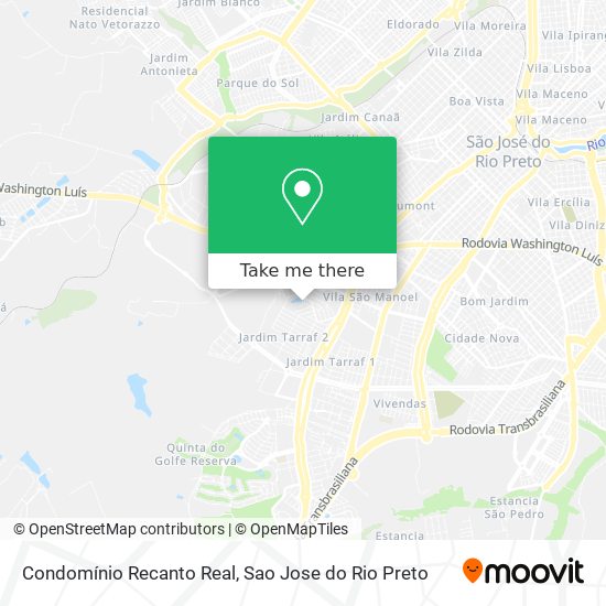 Condomínio Recanto Real map