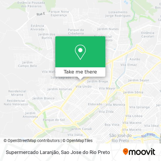 Supermercado Laranjão map