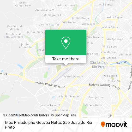 How to get to Etec Philadelpho Gouvêa Netto in São José Do Rio Preto by Bus?