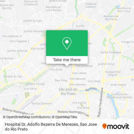 Hospital Dr. Adolfo Bezerra De Menezes map