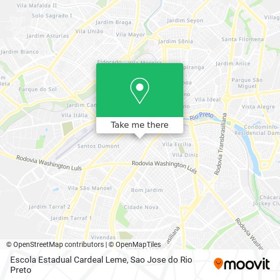 Escola Estadual Cardeal Leme map