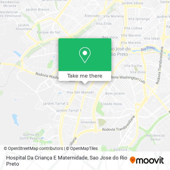 Hospital Da Criança E Maternidade map