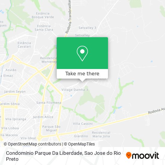 Mapa Condomínio Parque Da Liberdade