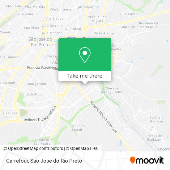 Carrefour map