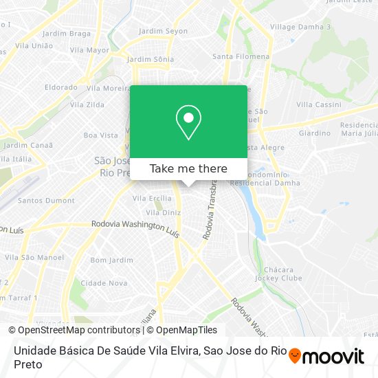 Unidade Básica De Saúde Vila Elvira map